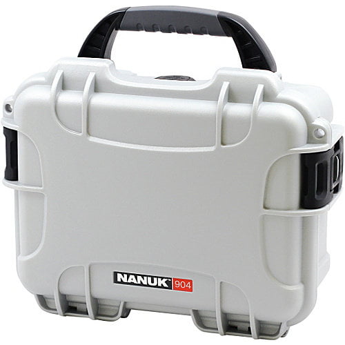 silver Nanuk 904 Case With Foam 